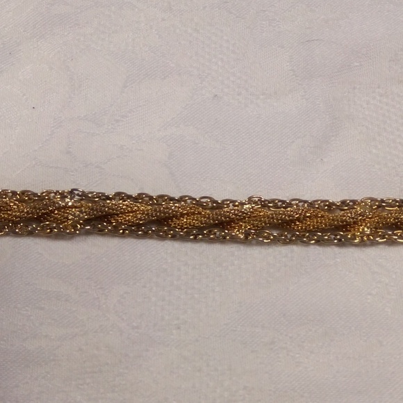 Goldette 3 chain bracelet 7" - Picture 4 of 5